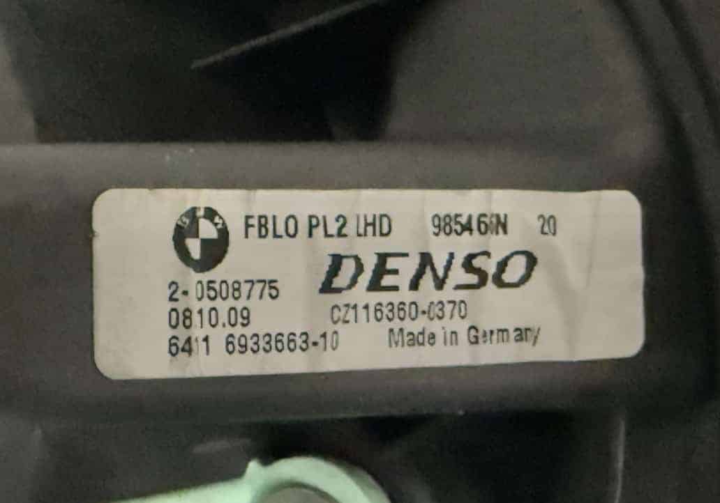 Gebläsemotor Gebläse Lüfter BMW 116i E87 E81 2009