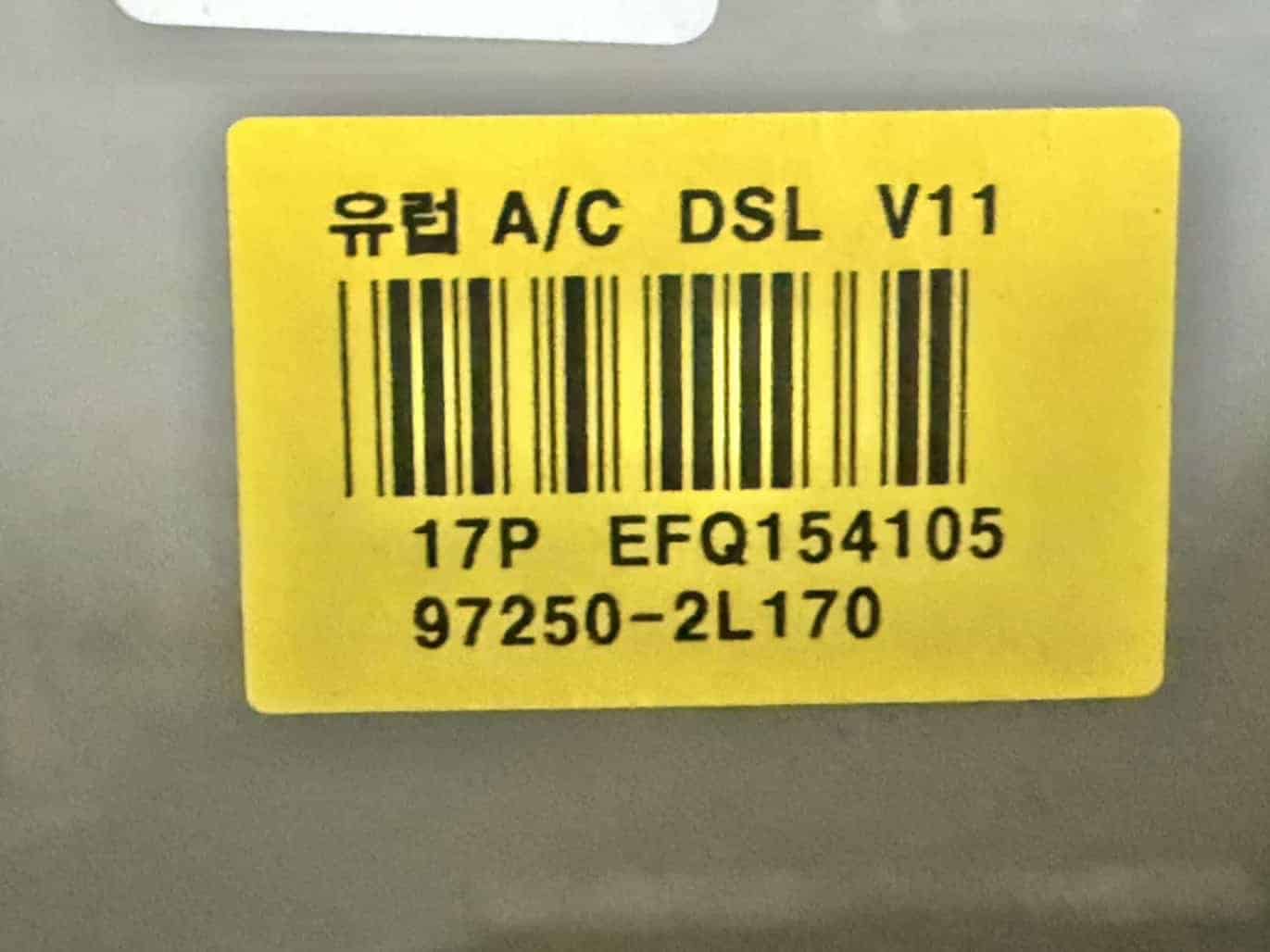 Klimabedienteil Bedienteil Heizung Lüftung Hyundai i30 2010 972502L170
