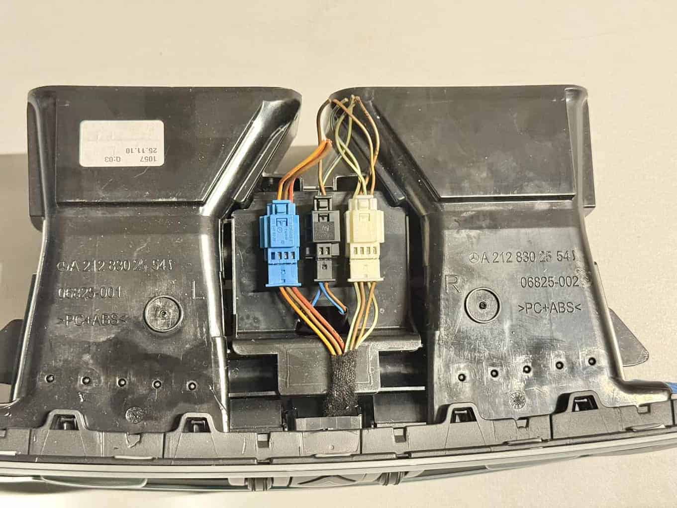 Abdeckung mit luftdüsen Mercedes W212 E-Klasse 2010
