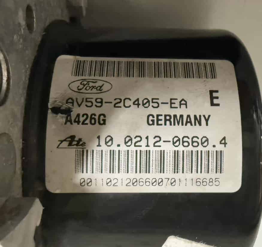 ABS Block Ford Fiesta 1.25L 2010