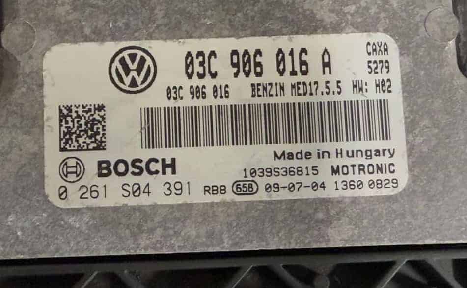 Motor Steuergerät ECU VW Golf Plus 2009 MED17.5.5