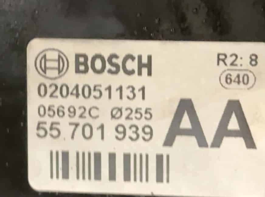 Bremskraftverstärker Opel Corsa D 2009