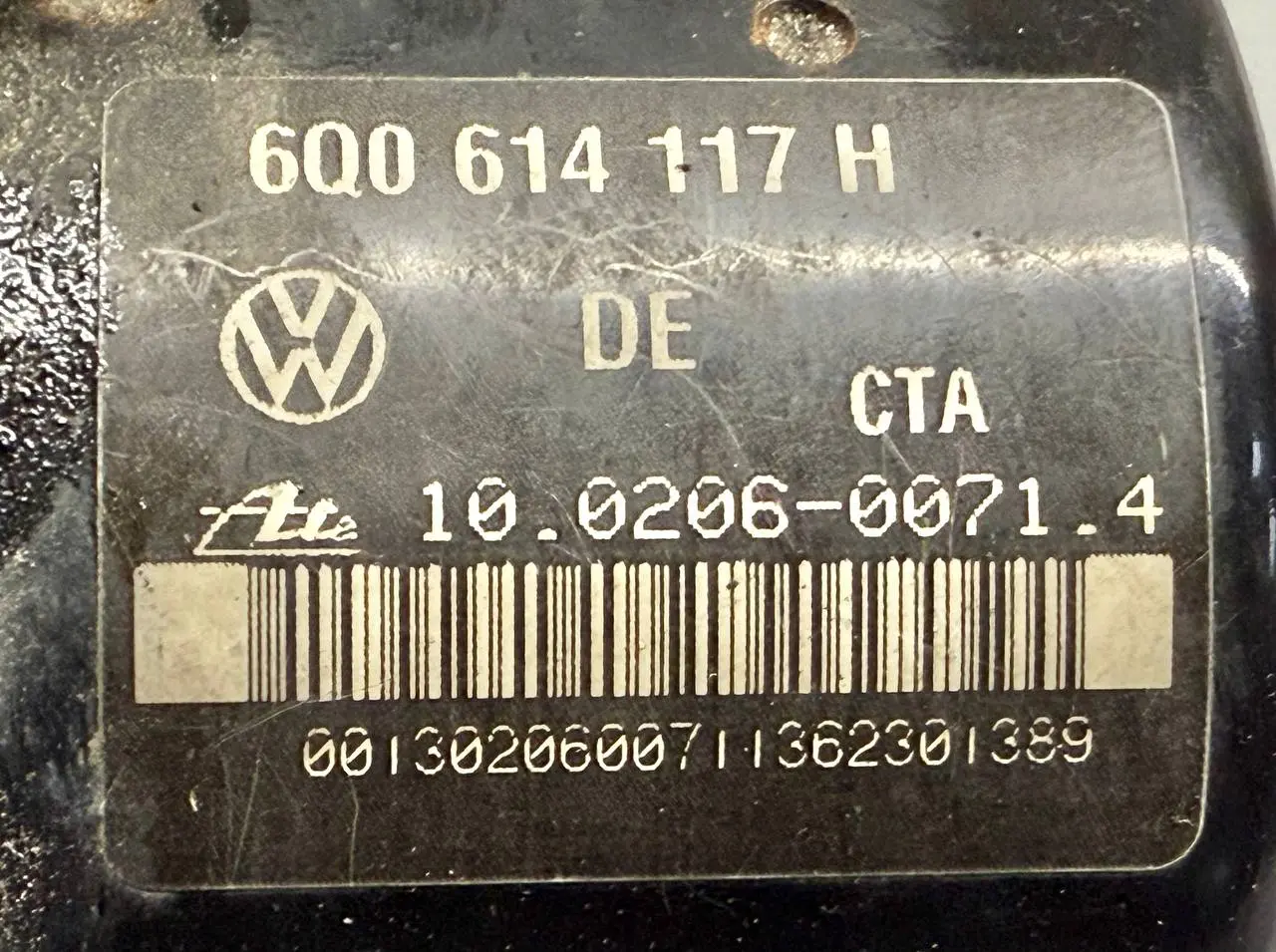 ABS Steuergerät VW Polo 9N1 1,2L 2002 6Q0614117H, 6Q0907379L