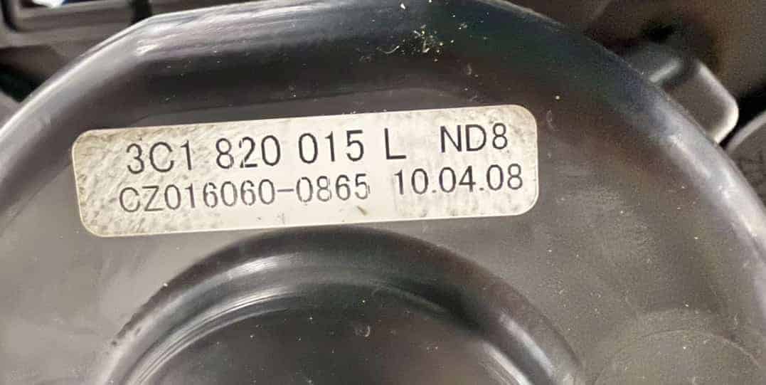 Gebläsemotor Lüftermotor VW Passat 3C Kombi 2008 3C1820015L