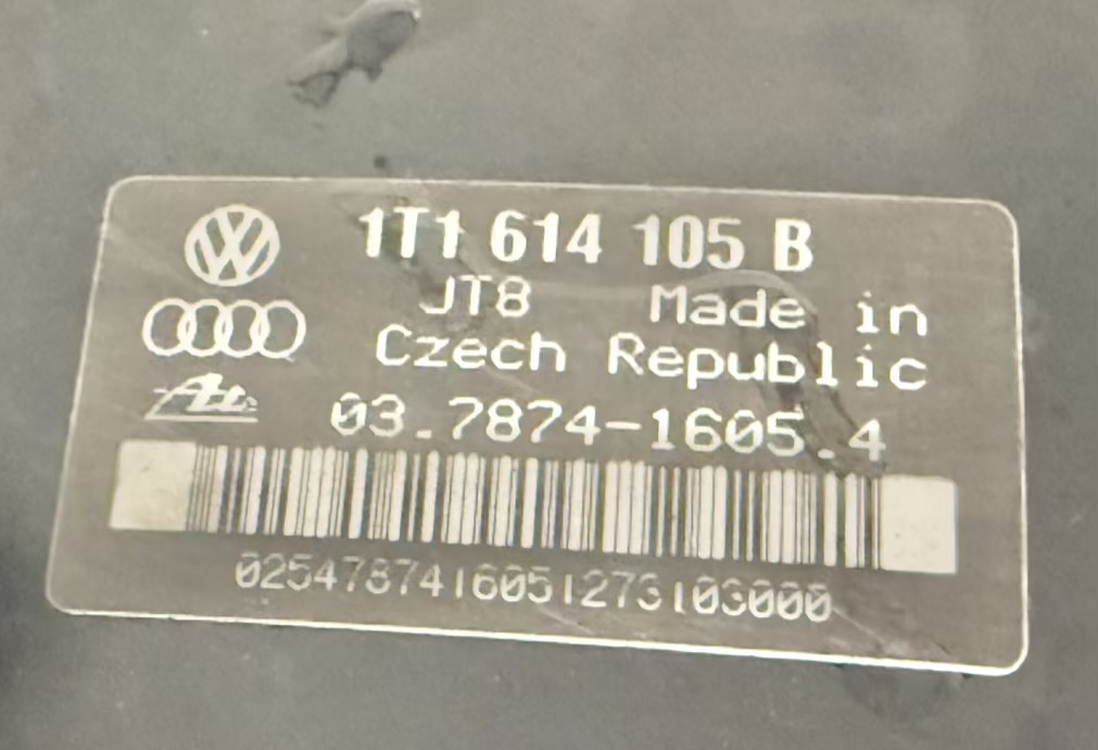 Bremskraftverstärker Hauptbremszylinder VW Touran 1T1 Trend 2003 1T1614105B