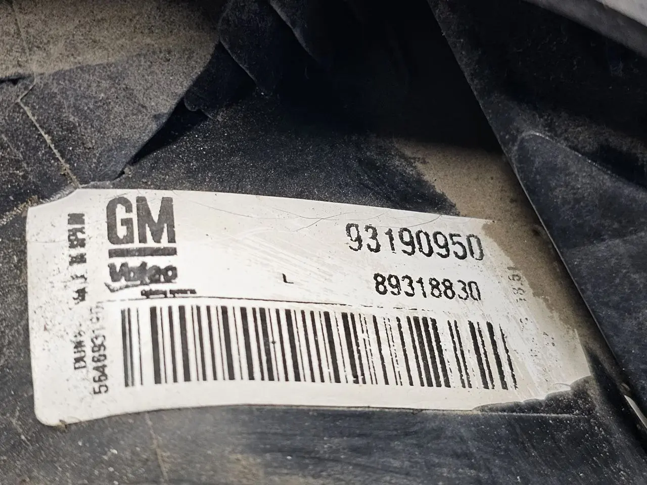 Heckleuchte Ruecklicht Rueckstrahler links fuer Opel Corsa D 1.2L 2008 93190950