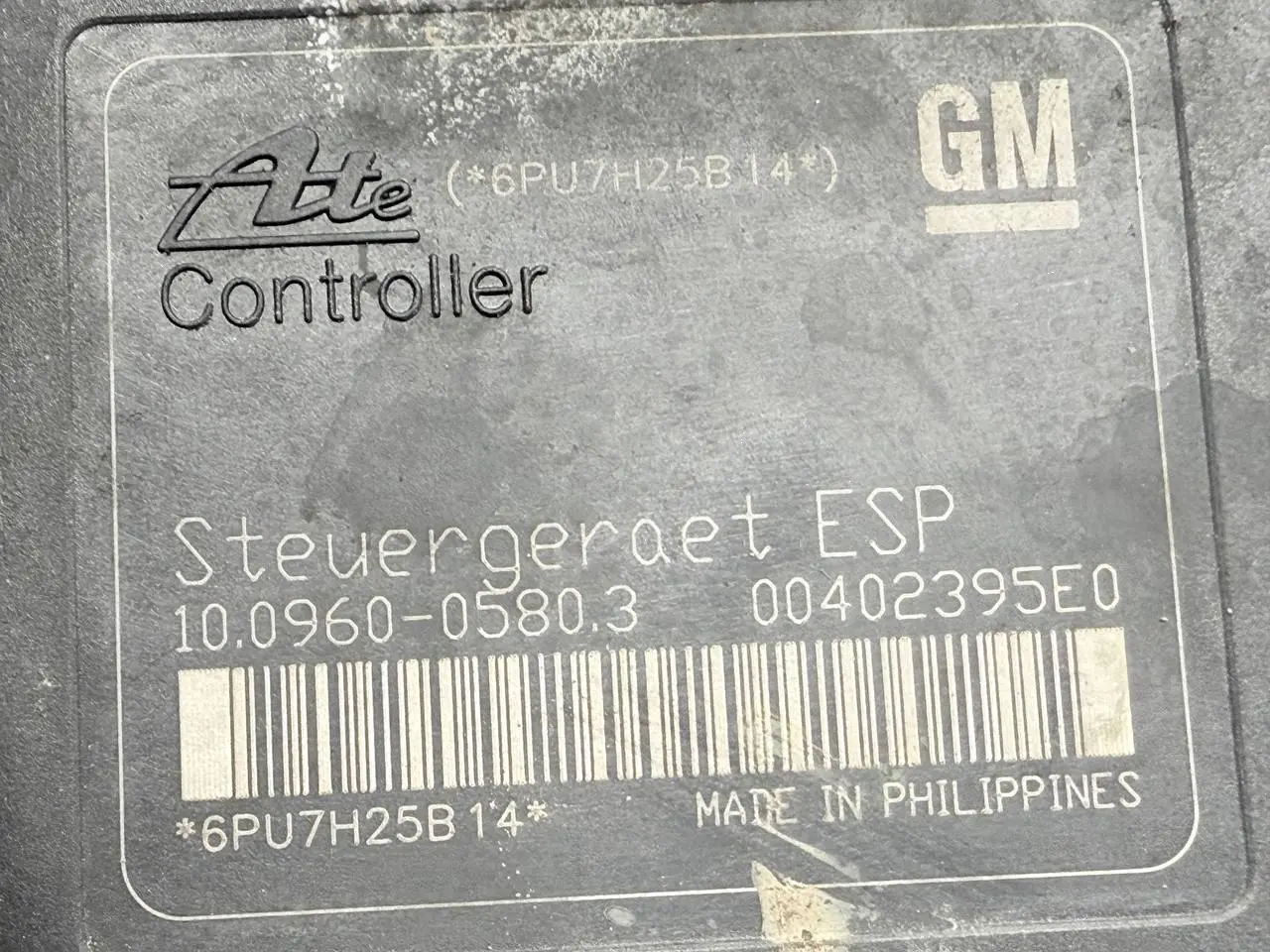 ABS-Hydraulikblock Steuergerät Bremsaggregat ASTRA-H 1.6 DOHC 2007 13246538