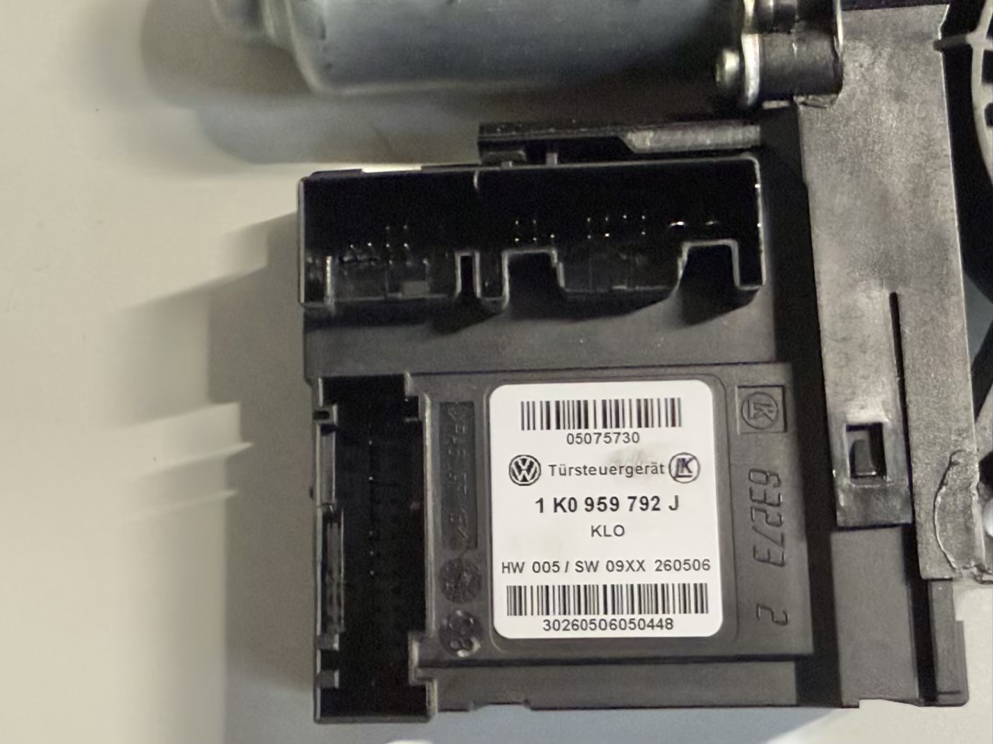 Fensterheber Rechts Vorn mit Steuergerät VW Golf5 1K1 1.4L 1K0959792C 1T0959702D