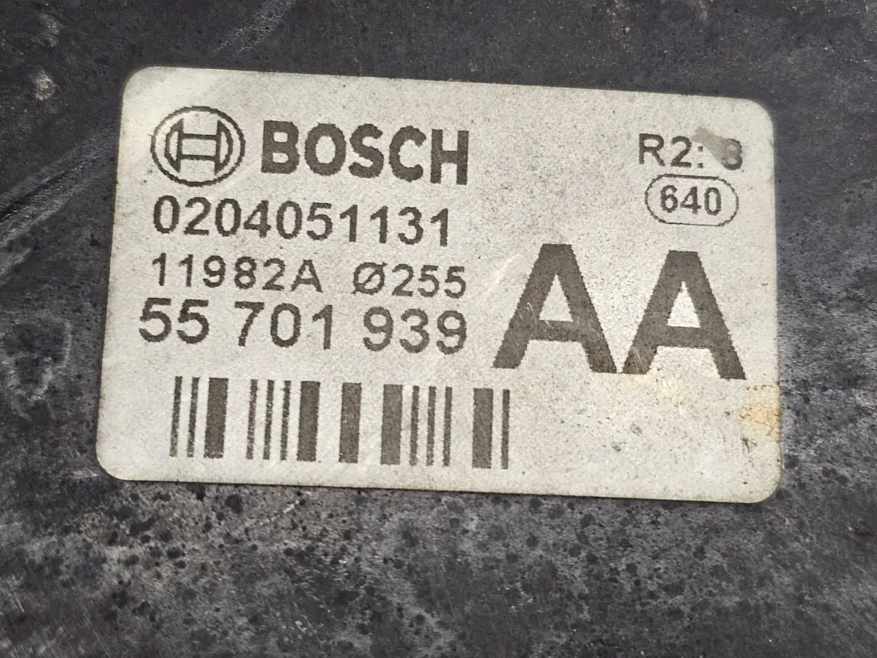Bremskraftverstaerker Hauptbremszylinder fuer Opel Corsa D 1.2L 2008 0204051131