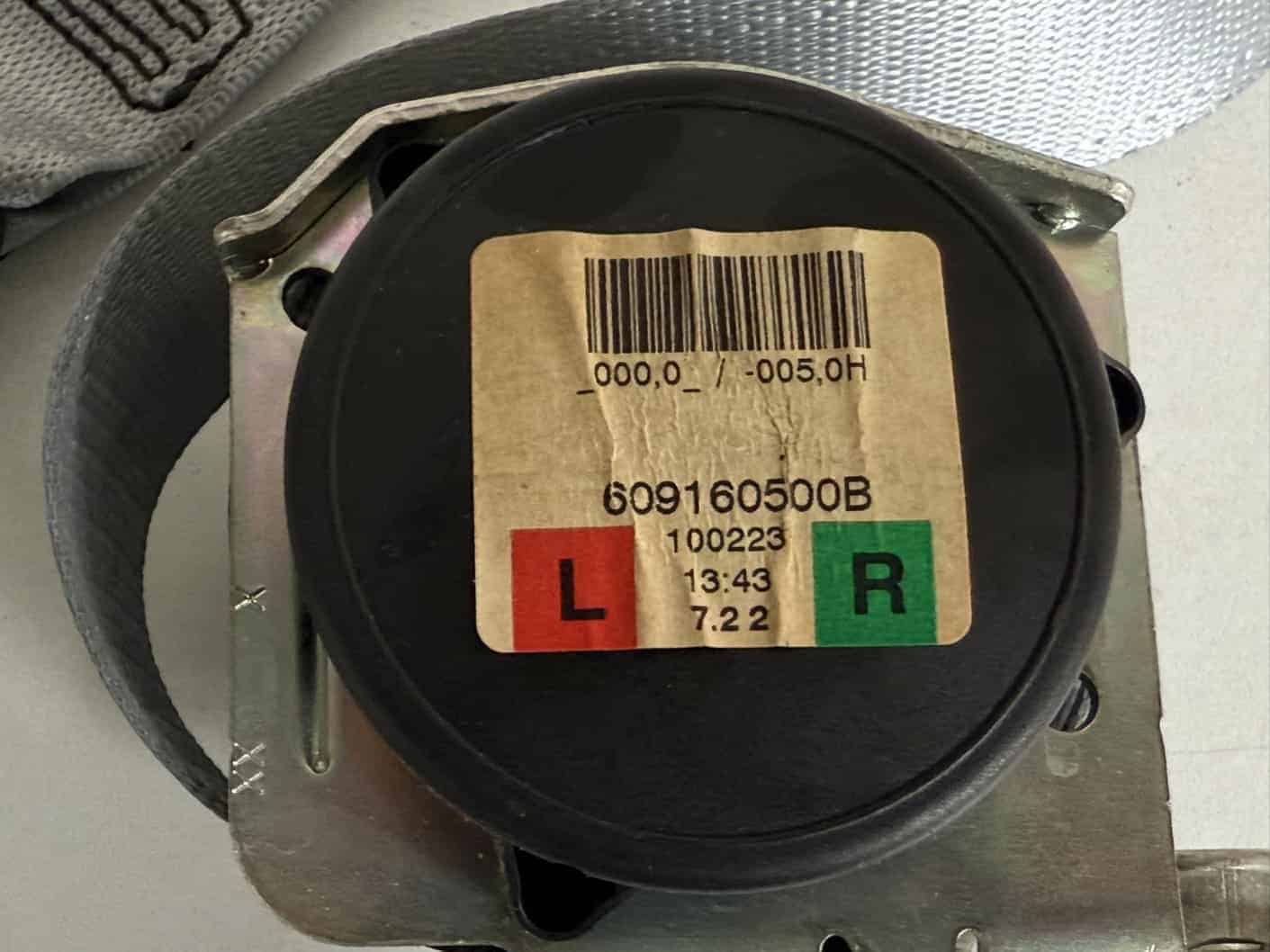 Sicherheitsgurt Gurtstraffer hinten Links Opel Corsa D 2009