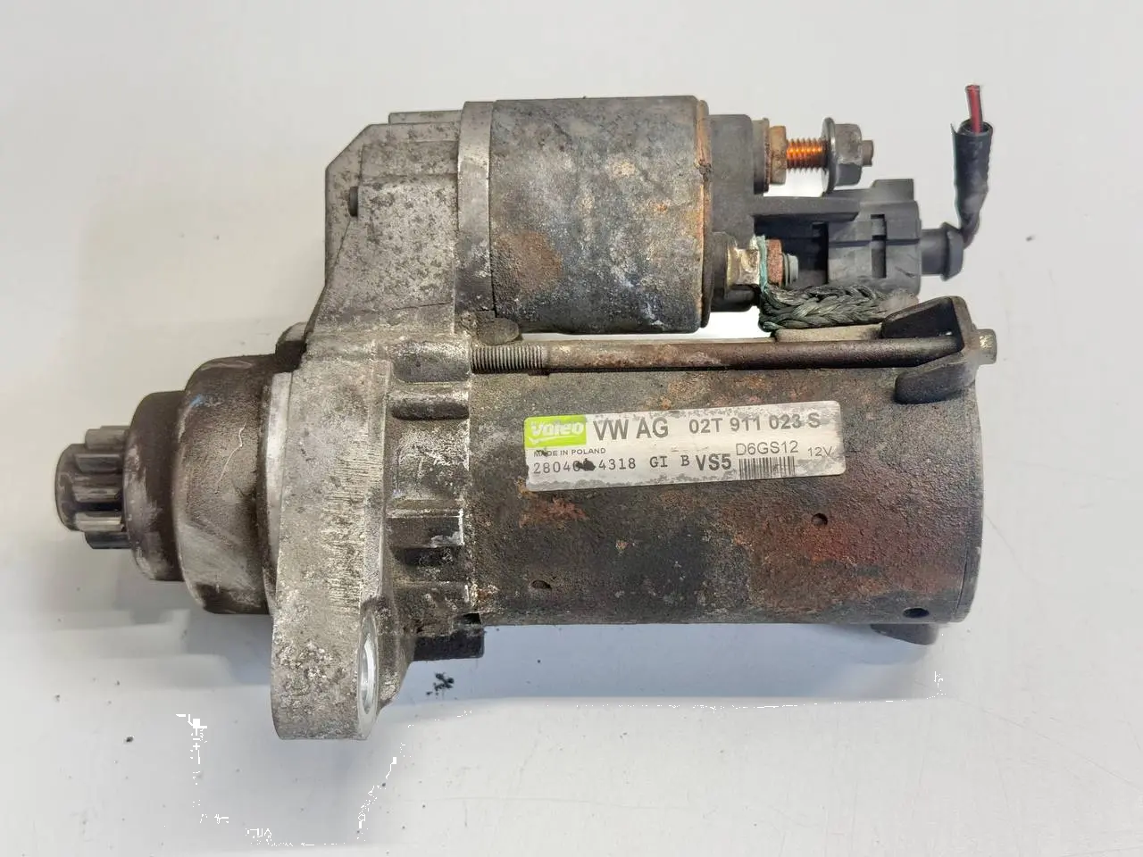 Anlasser Startermotor für Golf5 1K1 VW Golf Plus 2005 5M1 1,6 FSI 02T911023S