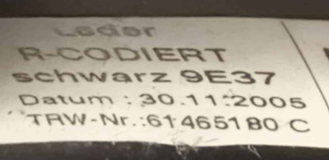 Lenkrad Mercedes BKlasse W245 B170 2005 1644601430 61465180