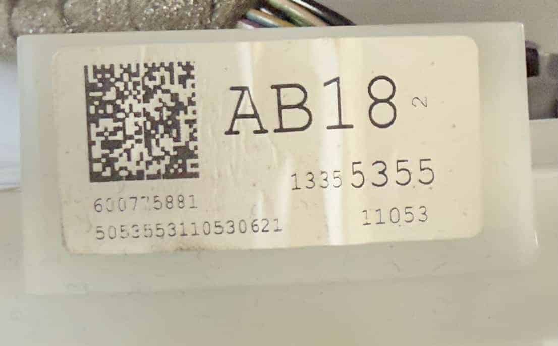 Tacho Kombiinstrument OPEL ASTRA-J 2011 13355355, 600775881