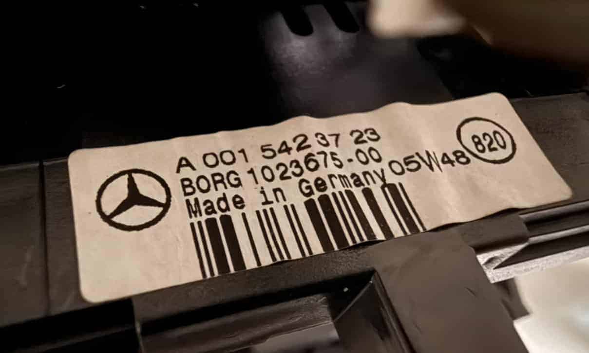 Abdeckung PDC Anzeige Mercedes BKlasse W245 B170 2005