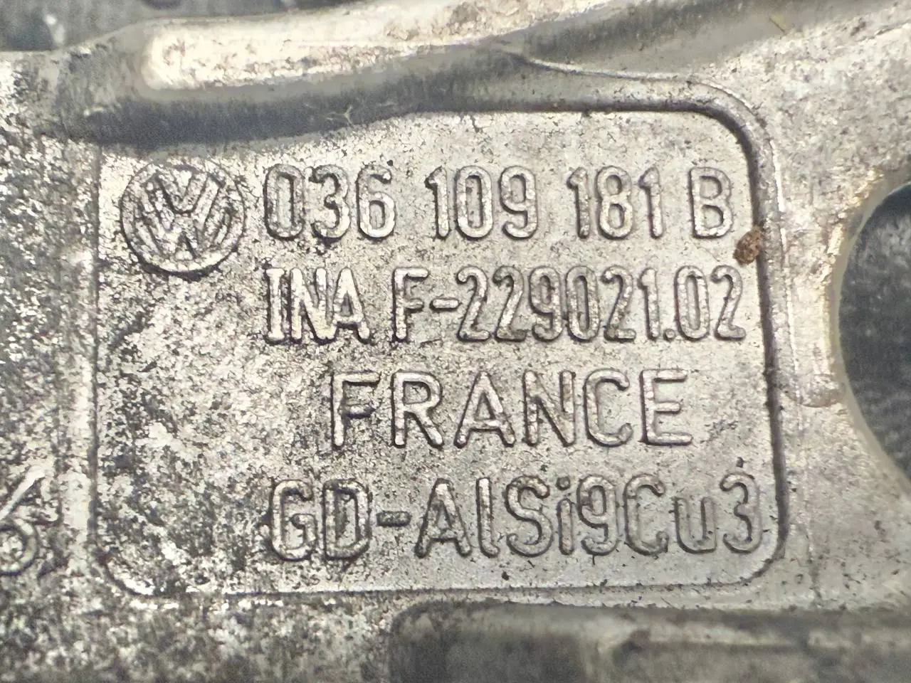 Umlenkrolle Führungsrolle Zahnriemenlaufrad Golf 4 1,4 1J1 1998 036109181B