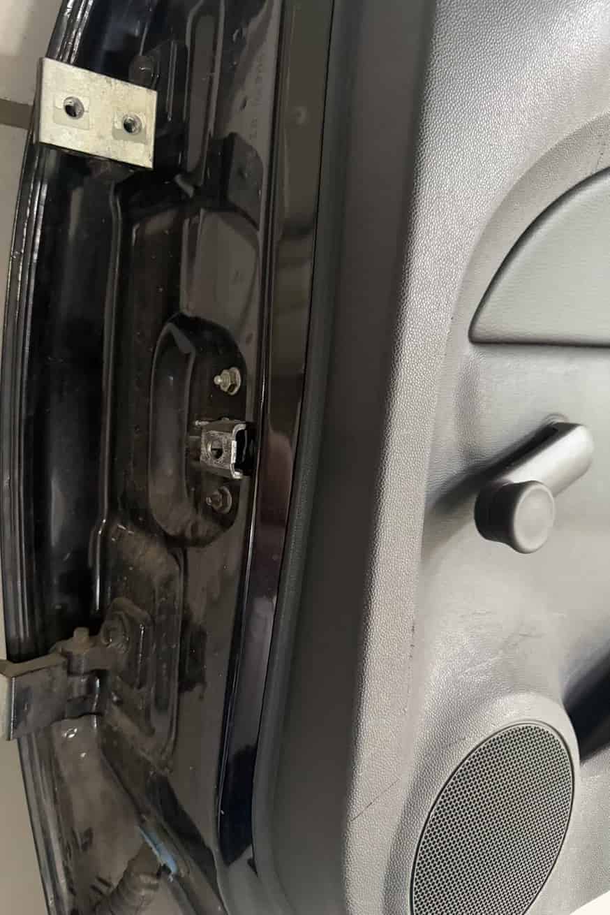 Tür hinten rechts Komplett Opel Corsa D 2009