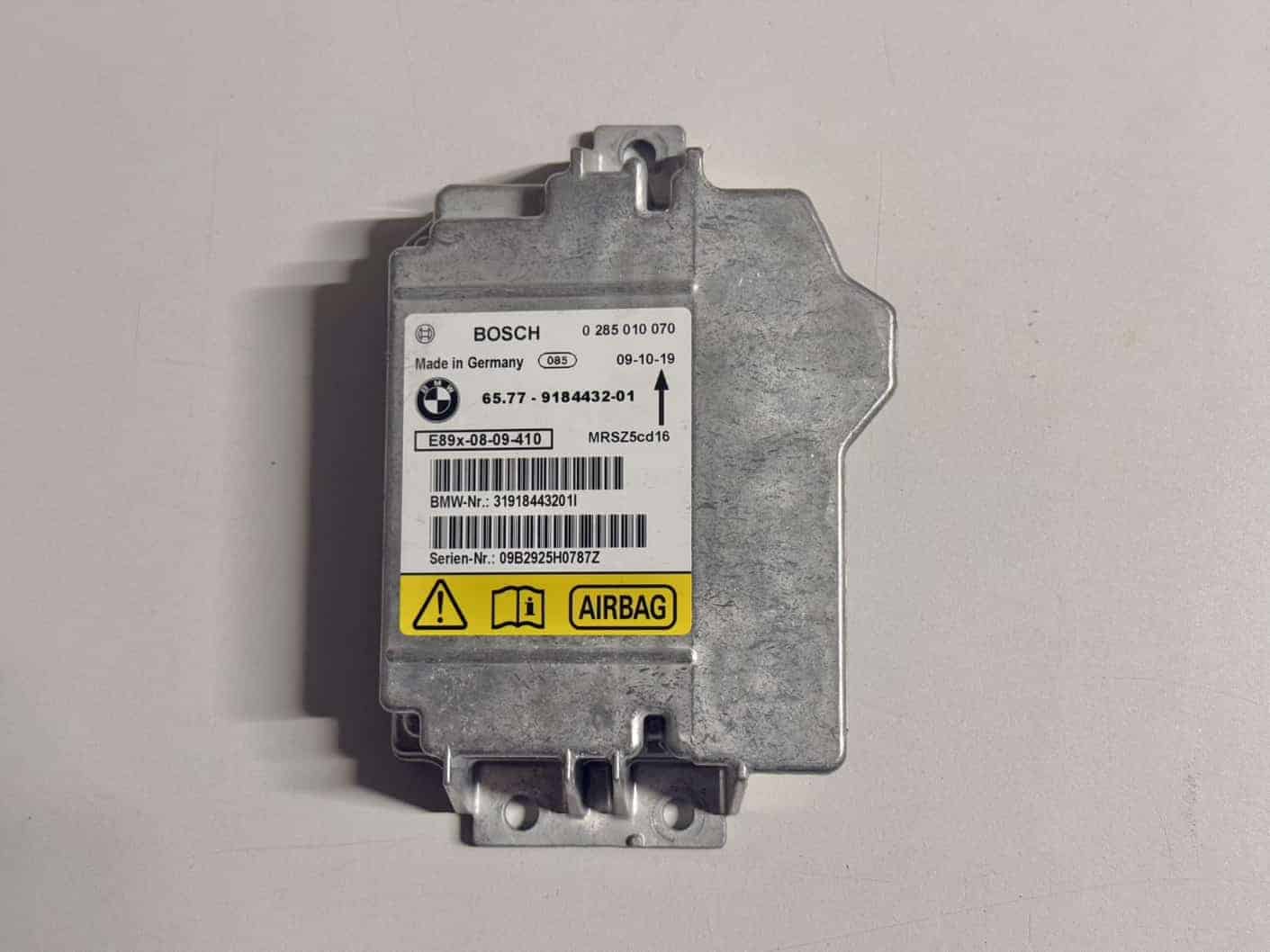 Airbag Steuergerät BMW 116i E81 E87 2009