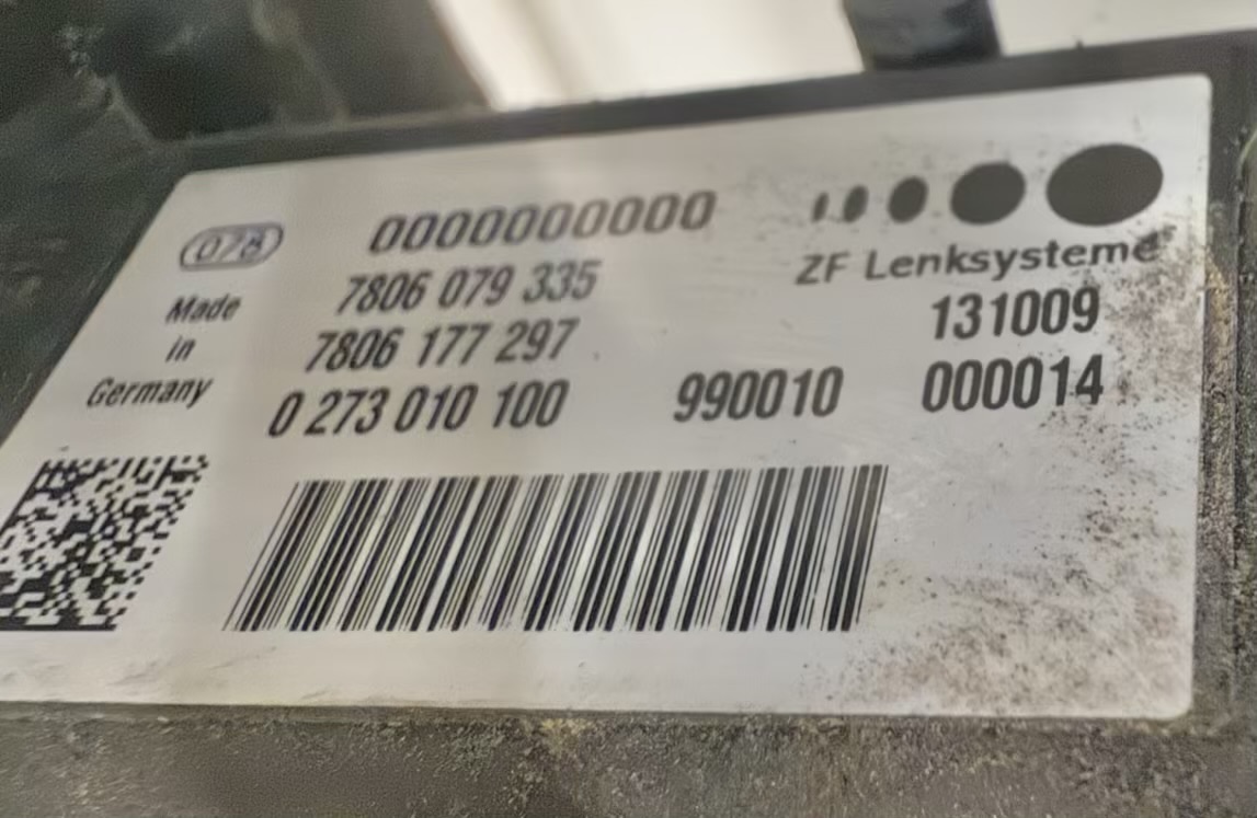 Lenkgetriebe elektrisch EPS Kreuzle. BMW 116i E81 E87 2011 7802277265, 679345302