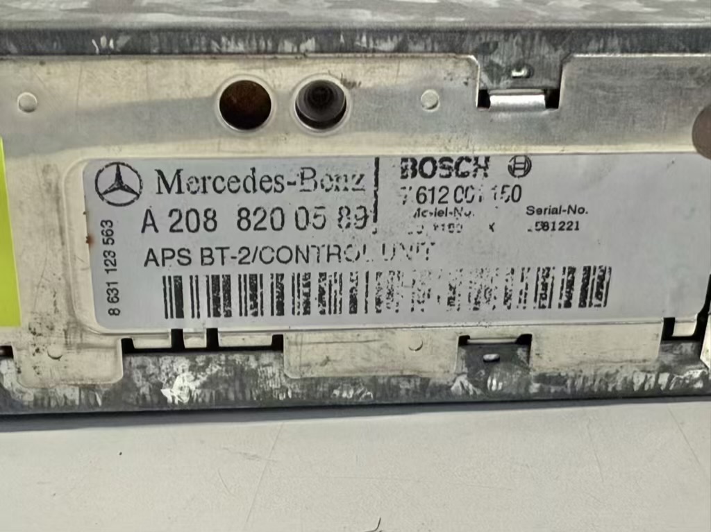 Control Unit Kassette Navigationssystem Radio BENZ CLK 320 1999 W208 A2088200589