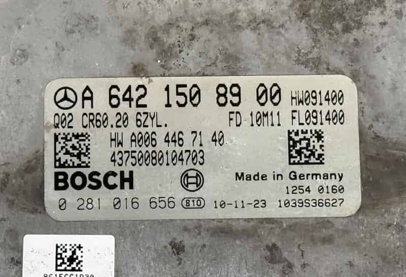 Motorsteuergerät Benz ECU EDC17CP46 W212 E-Klasse 2010